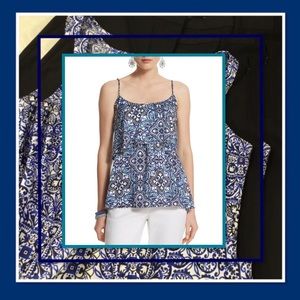 NWT WHBM WOMENS LAYERED CAMI TOP EMBELLISHED XXS